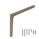 WOODEN SHELF BRACKET 30x20cm / BEECH WOOD